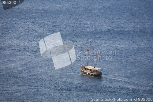 Image of Sailing at the sea