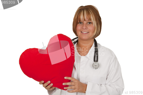 Image of Doctor with heart