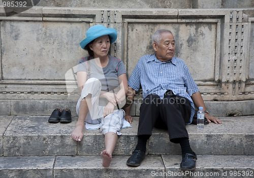 Image of Japanese tourists