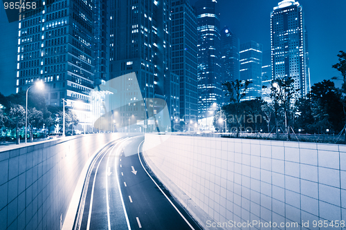 Image of light trails