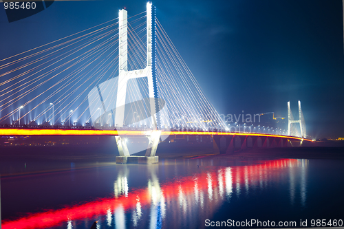 Image of bridge night