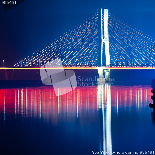 Image of bridge night