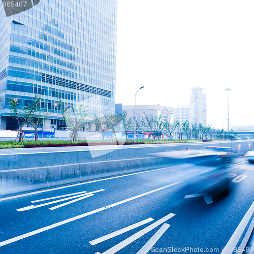 Image of light trails