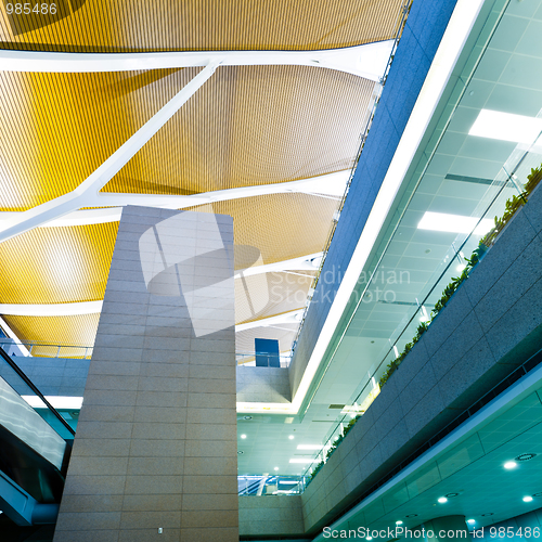 Image of walkway of airport