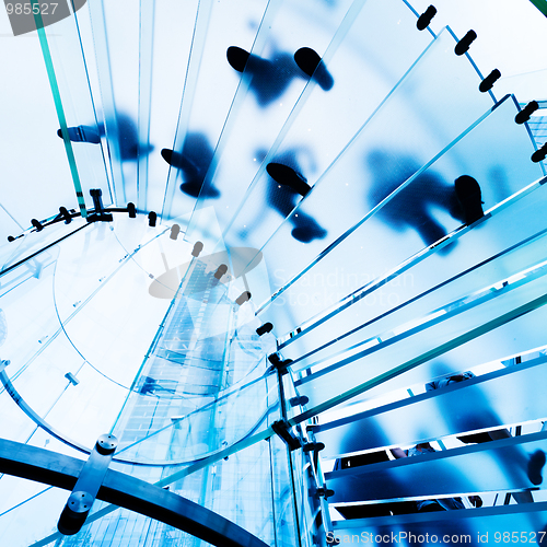 Image of Modern Glass Staircase