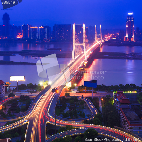 Image of night view of city