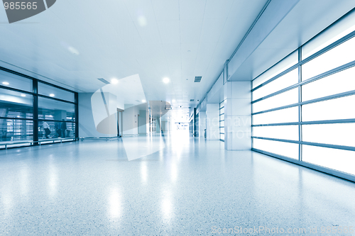 Image of walkway of airport