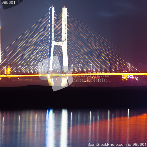 Image of bridge night