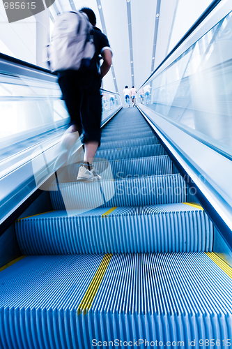 Image of escalator  