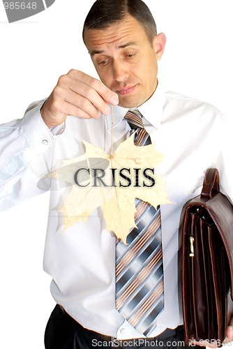 Image of finance crisis