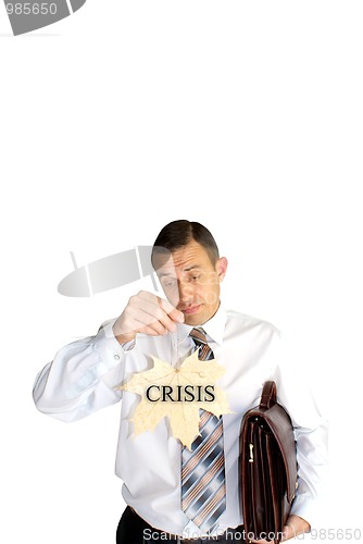 Image of finance crisis