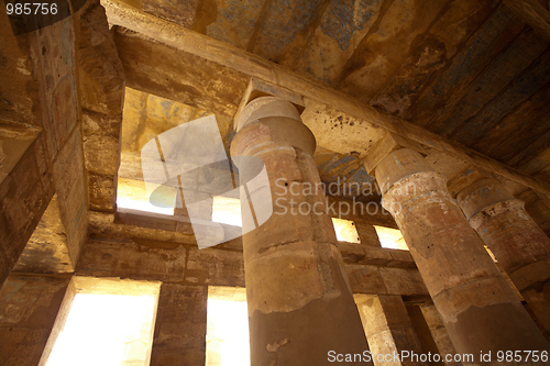 Image of columns of Karnak Temple, Egypt, Luxor