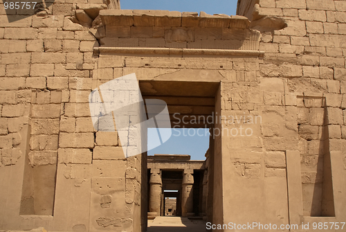 Image of gate of Karnak Temple, Egypt, Luxor