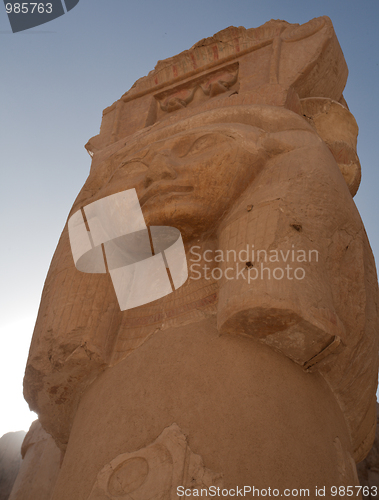 Image of column in Hatshepsut Temple, Egypt, Luxor