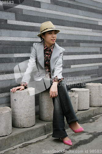 Image of Asian model