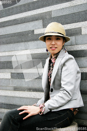 Image of Asian model