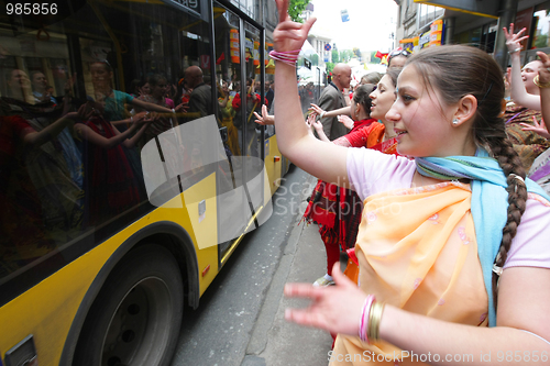 Image of Hare Krishna followers