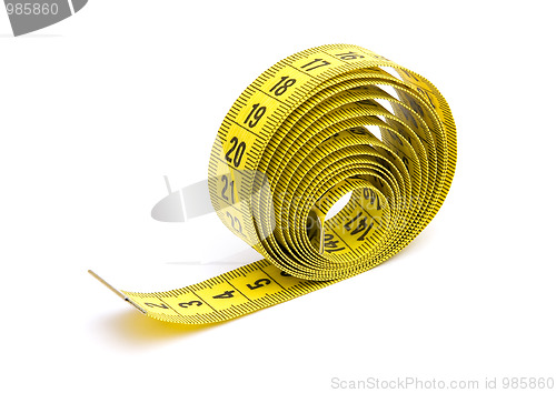 Image of Yellow measuring tape