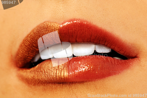 Image of bright lips