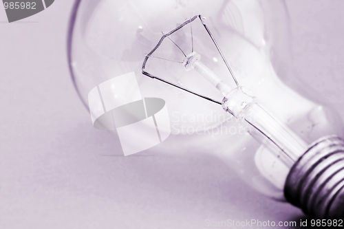 Image of Background with lit lightbulb