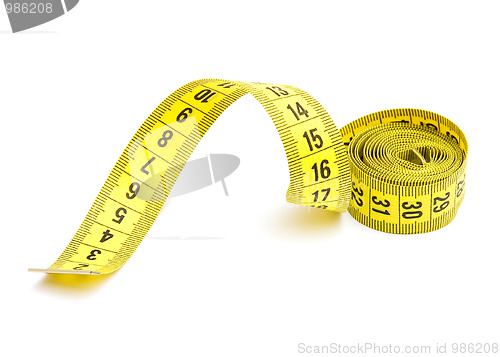 Image of Yellow measuring tape 