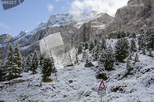 Image of Snowfall Dolemites