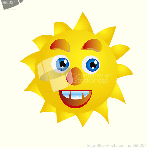 Image of Cartoon sun