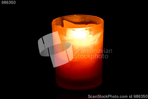 Image of light of decorative candles