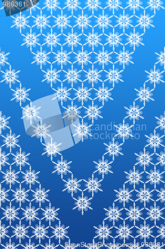 Image of Beautiful snowflakes background 