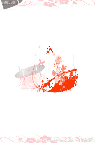 Image of Abstract floral background 