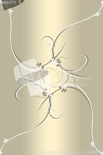 Image of Beautiful abstract floral background 