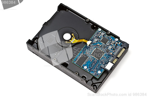 Image of Hard disk isolated on white