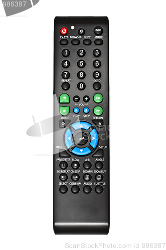 Image of  Remote control isolated on white