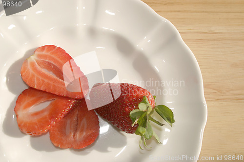 Image of strawberry desert