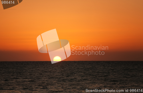 Image of sunrise seascape