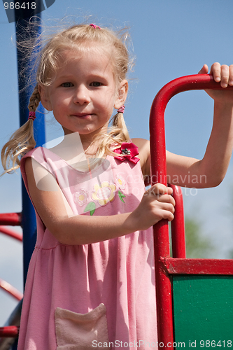 Image of blonde little girl