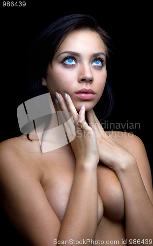 Image of blue-eyed woman