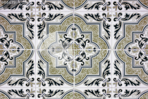 Image of Ornamental old tiles