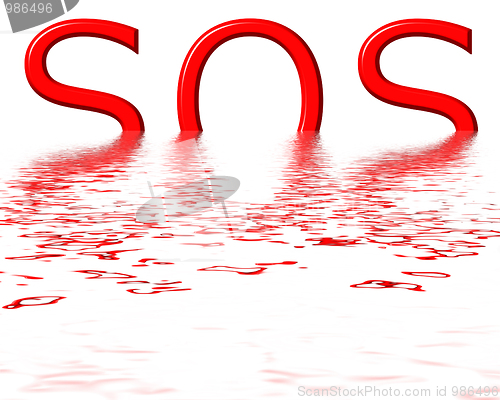 Image of Sinking SOS Signal