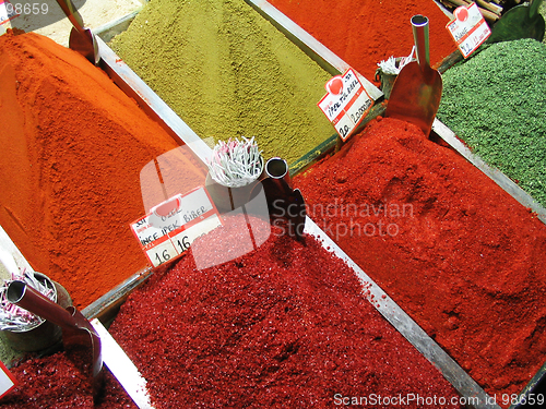 Image of Egyptian Spice Bazaar in Istanbul, Turkey