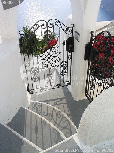 Image of Homes by the sea, Santorini, Greece