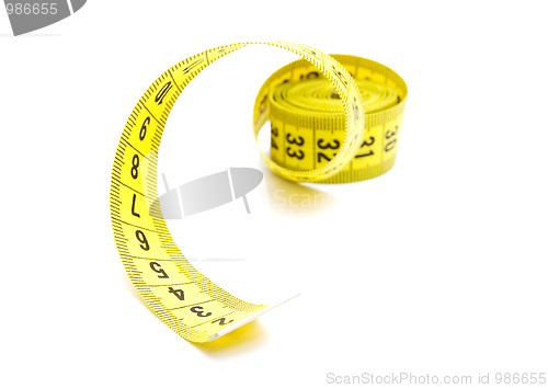 Image of Yellow measuring tape 