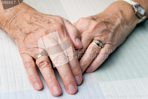 Image of senior hands