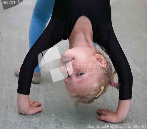 Image of little gymnast