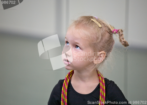 Image of portrait of young gymnast