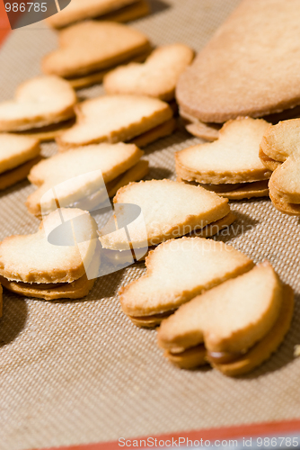 Image of Heart shaped cookies