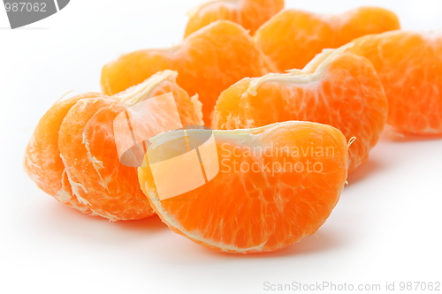 Image of Red sliced mandarin