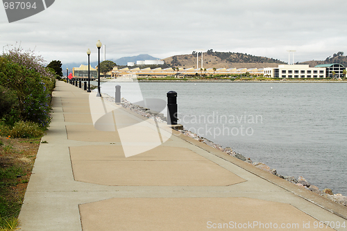 Image of Trail on harbour