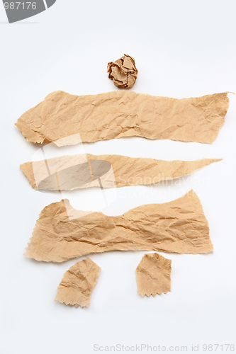 Image of The man and paper