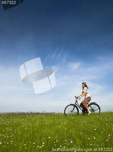 Image of Riding a bicycle